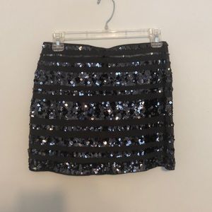 Express Sequined Miniskirt, XS